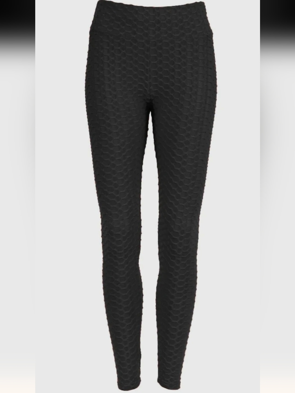 Women's Lane Bryant Honey Comb Leggings, Masks Imperfections Black Sz C/D 18/20